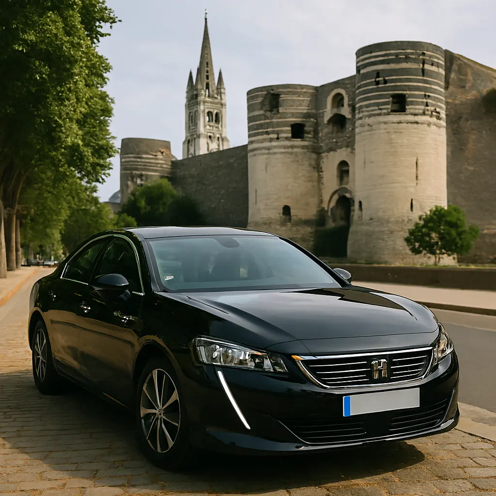 Tarifs VTC Angers – chauffeur privé premium devant la gare Saint-Laud