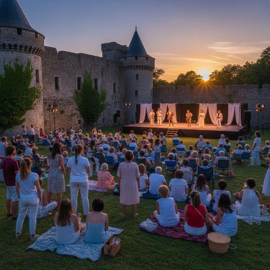 VTC à Angers pendant un événement local